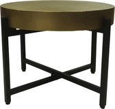 Table basse - ø50x40 - Goud/ noir - Métal