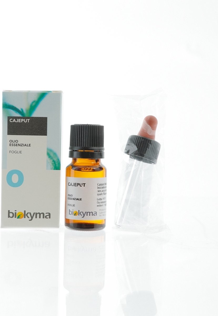 Goedkoopste Cajeput bladeren Extra zuivere Essentiële Olie 100 natuurlijk 10 ml Biokyma - voor Aromatherapie, Verdamping, Massage en intern gebruik.