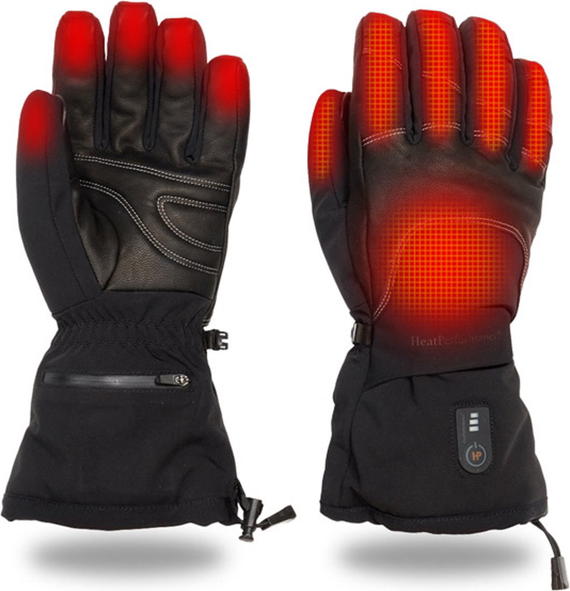 HeatPerformance® PRO - elektrisch verwarmde handschoenen - accu - ski | maat XXL