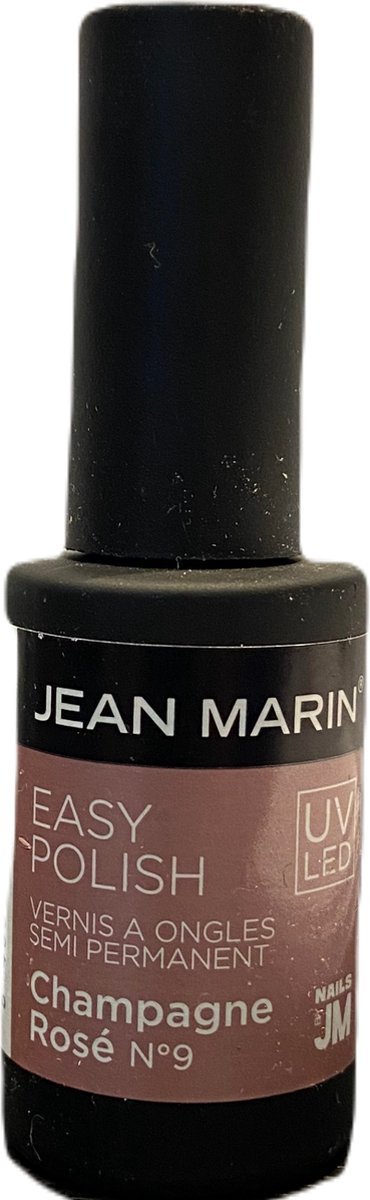 JEAN MARIN - EASY POLISH - Semi Permanent - gel lak - Nail Polish 8ml - Champagne Rosé NR 9 - salon kwaliteit