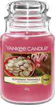 Yankee Candle - Grand pot Moulins à vent à la menthe poivrée