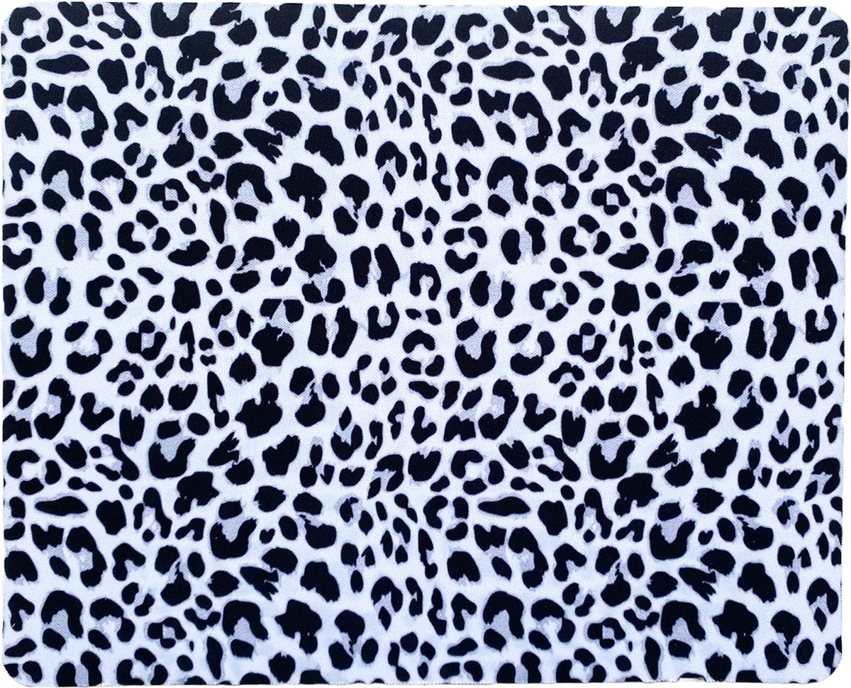 Moodadventures -  muismat panterprint - 22x18cm - rubber - muismatten - computer - accessoires