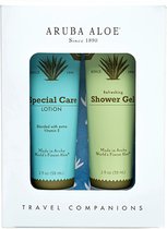 Aruba Aloe Douchegel & Special Care Lotion | Travel Set | Reinigen & herstellen | Pure Aloë Vera