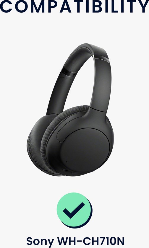 kwmobile 2x oorkussens geschikt voor Sony WH-CH710N Earpads voor