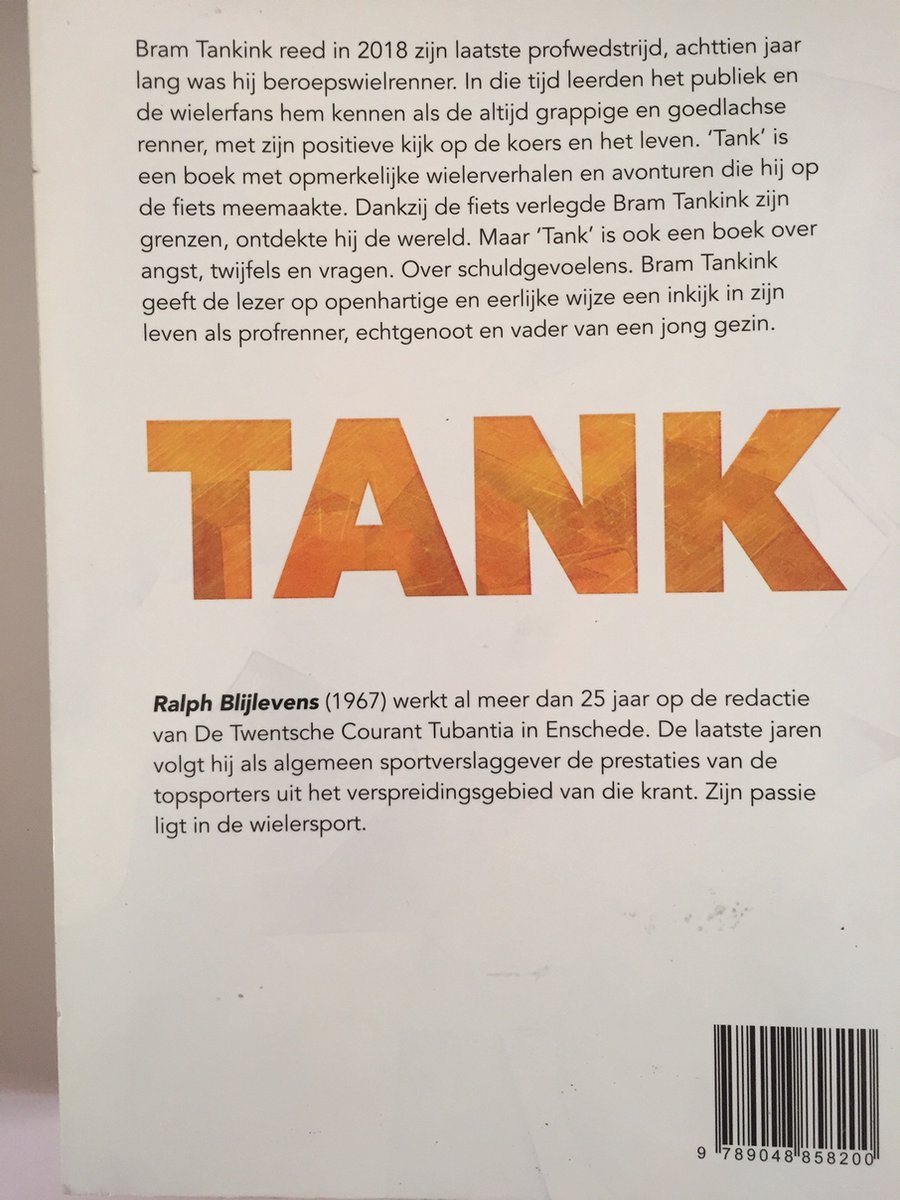 TANK | Bram Tankink & Ralph Blijlevens - back cover