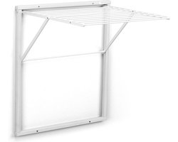 Inklapbaar Droogrek Universeel Wasrek voor in de Badkamer/Tuin/Slaapkamer/Balkon - Aluminium x B x H) 69 x 63 x 80 centimeter