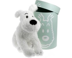 Kuifje - Knuffel - Hond - Bobbie - Superzachte Knuffel in een mooie geschenkdoos - Hoogte 37 cm -  Officiële Kuifje uitgave.