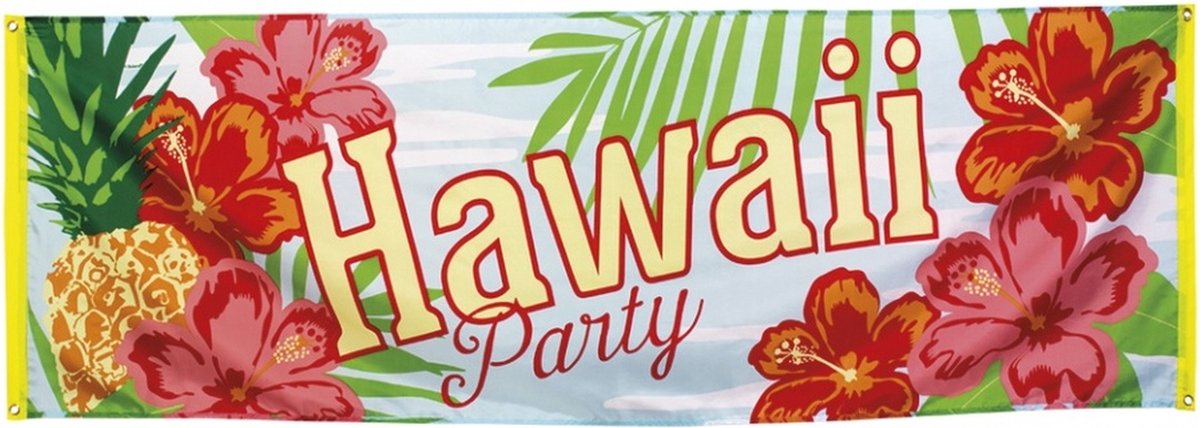 banner Hawaii Party 220 cm