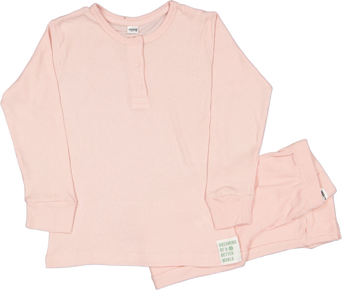 Zeeman kinder meisjes pyjama set - roze - maat 122/128