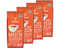 Dallmayr Home Barista Caffè Crema Forte - koffiebonen - 4 x 1 kilo