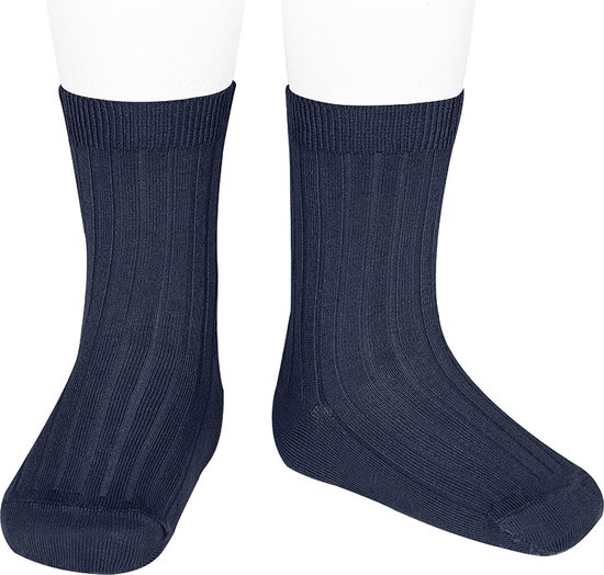 Cóndor Sokken Basic Rib | Navy/Donkerblauw | 18-24 mnd (maat 2)