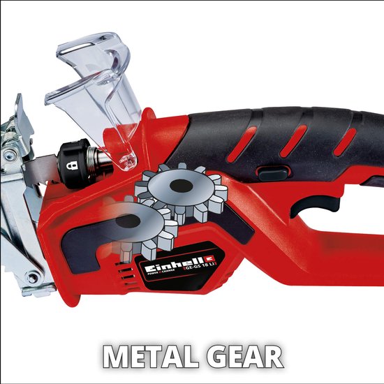 Einhell Accu Takkenzaag GE-GS 18 Li Solo - Power X-Change- 18 V/Li-ion - Max. takdikte: 90 mm - Incl. kwb-zaagblad - Excl. Accu en lader van Einhell — afbeelding 2