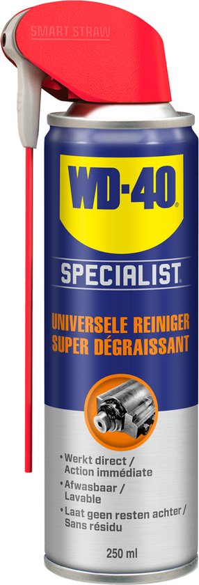 WD-40 Specialist® Universele Reiniger - 250ml - Reinigingsspray - Ontvetter - Tegen hardnekkige vervuilingen zoals olie en vuil