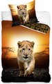 Animal Pictures Dekbedovertrek Leeuw - Eenpersoons - 140 x 200 cm - Katoen