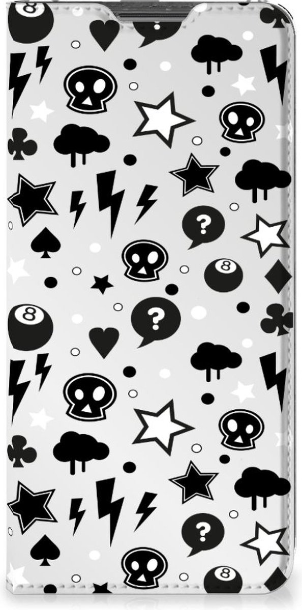 Mobiel BookCase Xiaomi Redmi Note 11 Pro Silver Punk