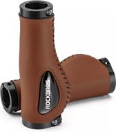 ROCKBROS Fiets Handgrepen Ergonomische Stuurgrepen - voor Fietssturen van 22.2mm - MTB, Racefiets, E-bike, Stadsfiets, Vouwfiets(bruin)