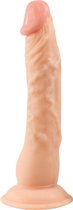 You2Toys – European Lover Dildo met Stevige Zuignap voor de Harde Solo Aanpak Licht Flexibel – 23 cm – beigeig