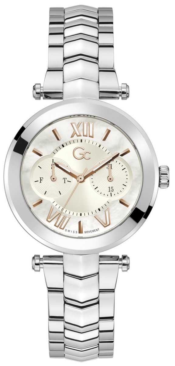GC Dames Horloge Y92003L1MF Staal Swiss Made Quartz
