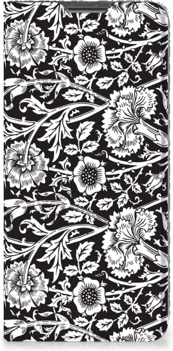 Xiaomi Redmi Note 11 Pro Smart Cover Black Flowers