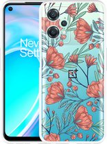OnePlus Nord CE2 Lite Hoesje Poppy Roses - Designed by Cazy