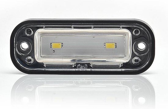 2 x universele warmwitte kentekenplaatverlichting verlichting aanhanger