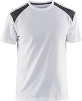 Blaklader T-shirt bi-colour 3379-1042 - Wit/Donkergrijs - XXXL