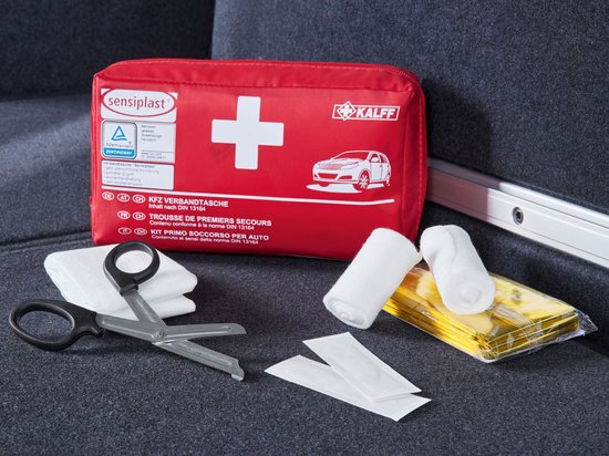EHBO verbanddoos 44-delig reisset - eerste hulp set - Sensiplast - verband tas - autoverbanddoos - first aid kit - ehbo koffer auto - sensiplast