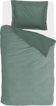 Vintage Club dekbedovertrek 135x200cm groen