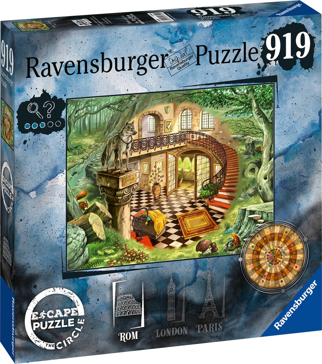 Ravensburger Escape the Circle puzzel Rome - Legpuzzel - 920 stukjes