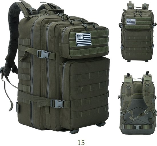Northwest Tactical Backpack 45l | Tactische rugzak - sport - school - werk  ARMY GREEN... | bol.com