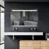 Moonlight - Miroir de salle de bain - Rectangle - 100x60 cm - Miroir chauffant - Siècle des Lumières LED - Dimmable - Capteur tactile - Moderne