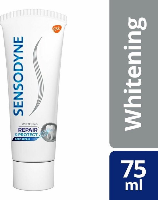 Sensodyne Repair & Protect Whitening - 2x 75 ml - Tandpasta