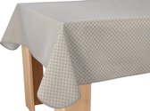 Nappe anti-tache Paon ficelle 300 x 150 cm - Accessoire de table décoratif - Décoration Salon - Bonne et Plus®