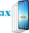 Screenprotector Glas - Tempered Glass Screen Protector Geschikt voor: Samsung Galaxy A32 4G - 3x