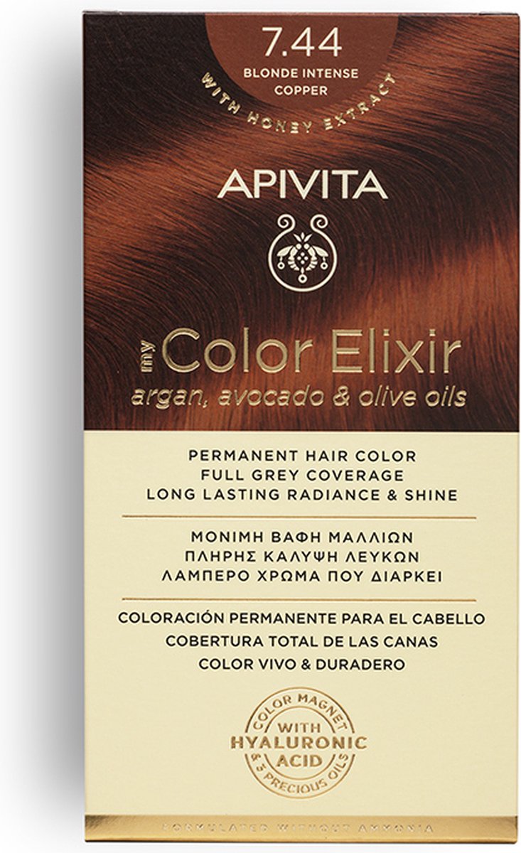 Apivita My Color Elixir 7.44 Blond Intens Koper