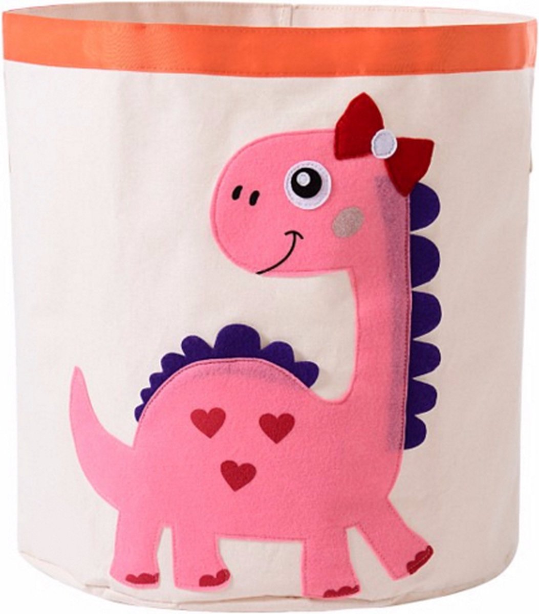 Opbergmand kinderkamer speelgoed - Giraf Wasmand - Opbergmand met handgrepen - Wasmand voor Kinderkamer of Babykamer - Canvas - Opbergzak Speelgoed - Cadeau Kinder Kamer