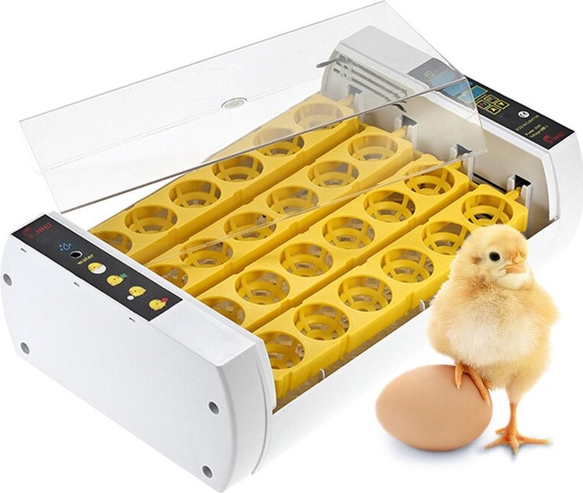 Automatische eierbroedmachine voor 36 eieren met