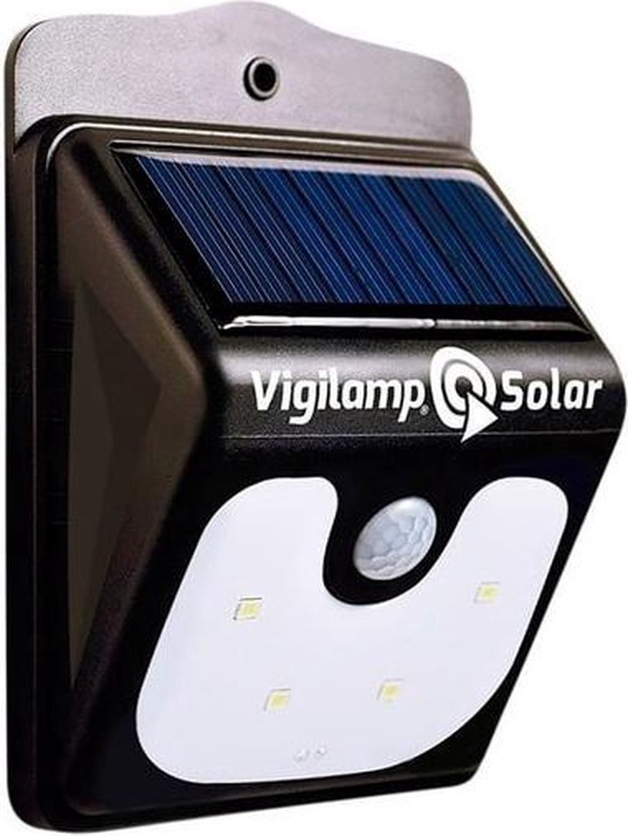 Voorbijganger vork Waardig Solar Vigilamp LED wandlamp met bewegingsmelder / bewegingssensor | bol.com