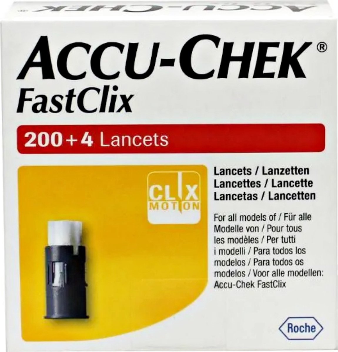 Accu Chek Mobile Fastclix Lancet 34x6 5208491001 - Roche