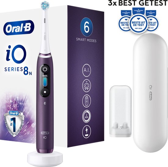 Oral-B iO 8n - Elektrische Tandenborstel - Paars - Oral B