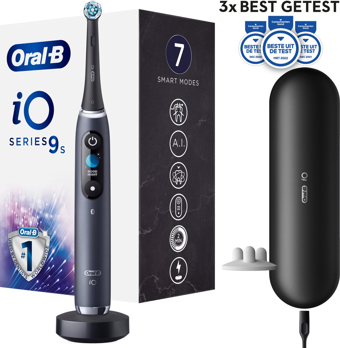 Oral-B iO - 9s - Elektrische Tandenborstel - Zwart | bol.com