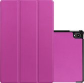 Hoesje Geschikt voor Lenovo Tab P11 Plus Hoesje Case Hard Cover Hoes Book Case - Paars.