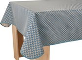Nappe anti-tache Paon bleu 350 x 150 cm - Accessoire de table décoratif - Décoration Salon - Bonne et Plus®