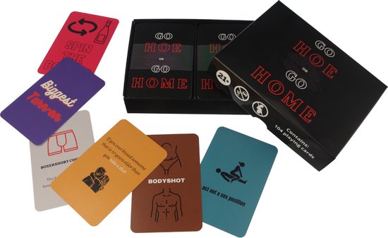 Afbeelding van het spel Go Hoe or Go Home - Drankspel - 104 kaarten