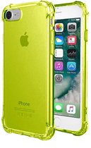 Smartphonica iPhone 6/6s transparant siliconen hoesje - Neon Geel / Back Cover geschikt voor Apple iPhone 6/6s
