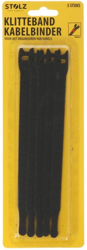 Pronomic KB-400R-V2 klittenband kabelbinders 400mm met ring 10 stuks
