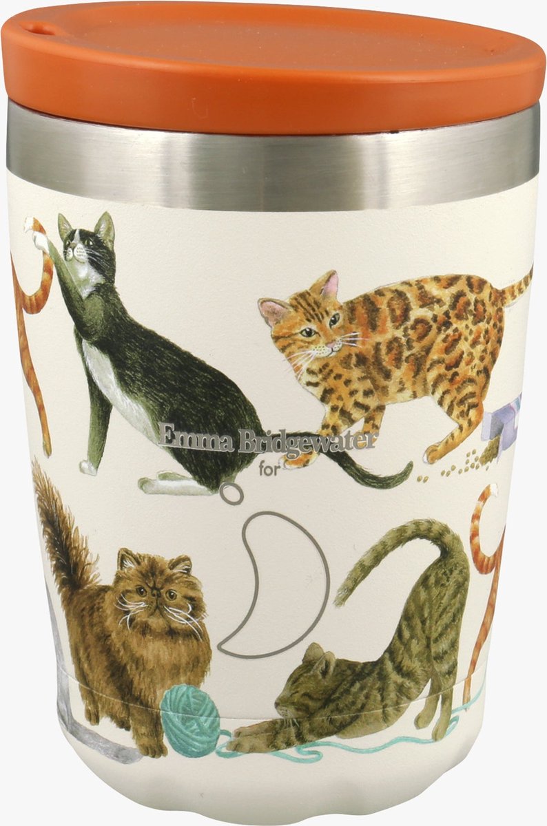 Emma Bridgewater Chilly Coffee Cup Cats 340 ml.