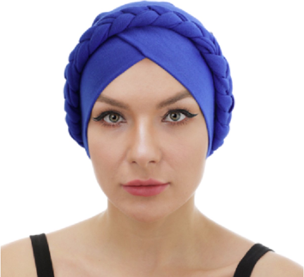 Tulband – Hijab – Head wrap - Chemo muts – Haarband – Damesmutsen – Hoofddeksel – Beanie - Hoofddoek - Muts - Blauw – Slaapmuts - Haarverzorging