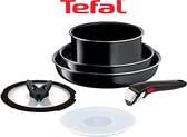 Tefal Ingenio Hard Titanium Intense Batterie de cuisine en aluminium de haute qualité - 6 pièces