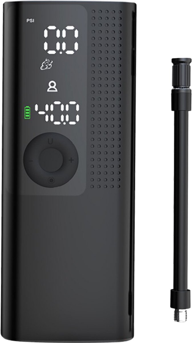 Draadloze bandluchtpomp Draagbare luchtcompressor Elektrische luchtpomp voor autobanden met powerbank 150psi 4000mAh Automatisch uitschakelen - China Luchtpomp voor in de auto, luchtpomp